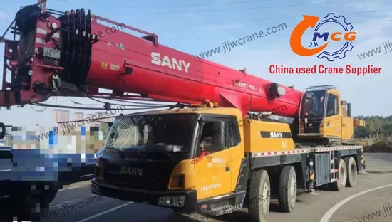 Cần cẩu sử dụng tốt 2020 STC55 tấn sany tất cả các cần cẩu xe tải địa hình