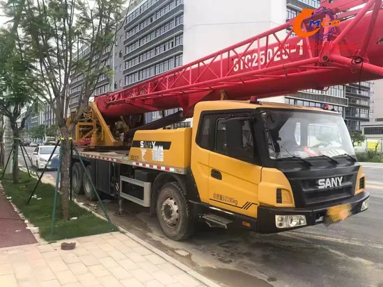 Cần cẩu cũ 2021 STC25 tấn cần cẩu xe tải thứ hai sany