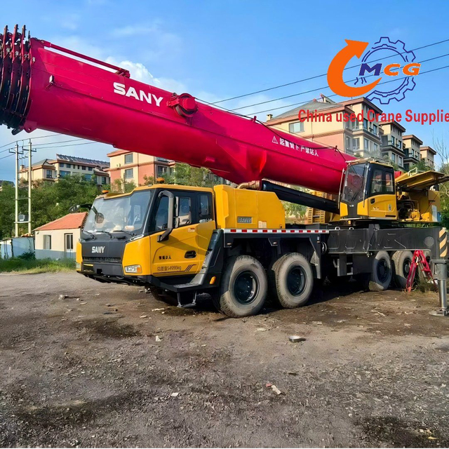 ĐỂ BÁN: Thương hiệu mới 2023 Sany 160 TON 8 phần Boom đã qua sử dụng Crane, tình trạng tốt, ít thời gian làm việc