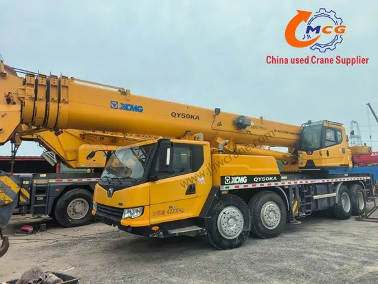 2021 XCMG Crane xe tải đã qua sử dụng 50 tấn trong tình trạng tuyệt vời