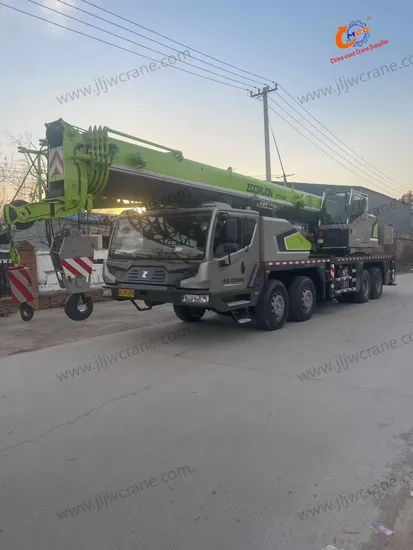 Crane xe tải đã qua sử dụng 2019 Zoomlion 55 tấn trong tình trạng tuyệt vời với giá cả hợp lý