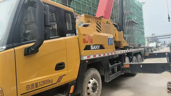Cần cẩu đã sử dụng 2023 STC25 tấn sany tất cả cần cẩu xe tải địa hình đã sử dụng cần cẩu di động