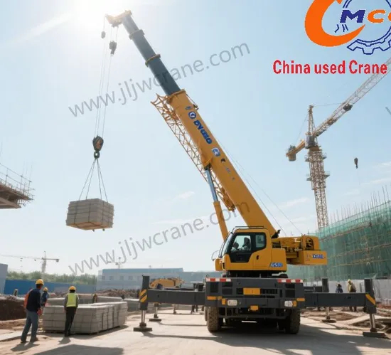 Giá cả phải chăng 2021 XCMG Crane xe tải đã qua sử dụng 75 tấn phù hợp cho các dự án xây dựng lớn