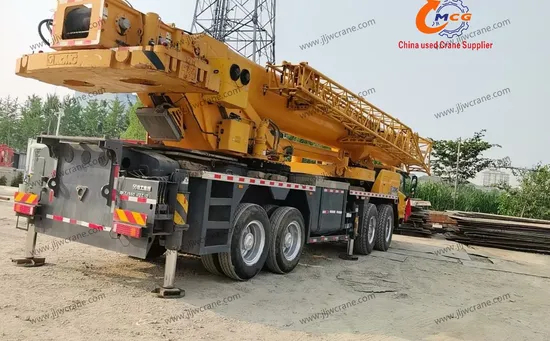 2021 XCMG 80 tấn cần cẩu xe tải đã qua sử dụng với giờ làm việc thấp - trong tình trạng tốt