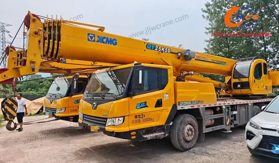 Giá cả phải chăng 2024 XCMG Crane xe tải đã qua sử dụng 25 tấn, trong tình trạng tuyệt vời.