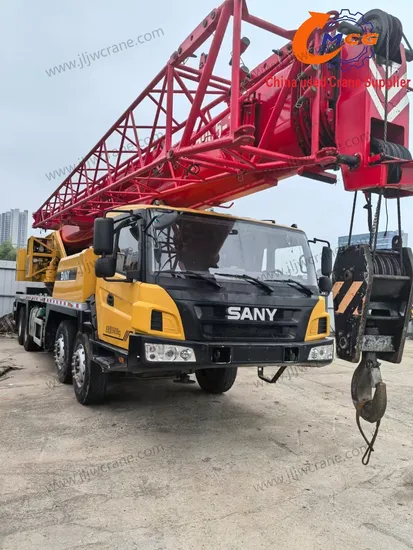 Đáng tin cậy 2023 SANY CRANE xe tải đã qua sử dụng 35 tấn trong tình trạng tốt và với giá cả tuyệt vời.