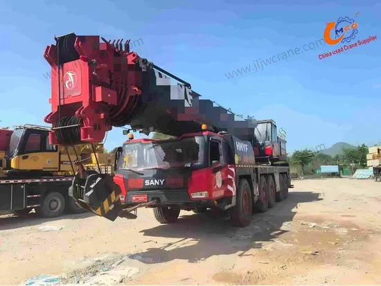 Chương trình mini Sany Sac2200c8-8 hạng nặng với xe tải Crane 88m