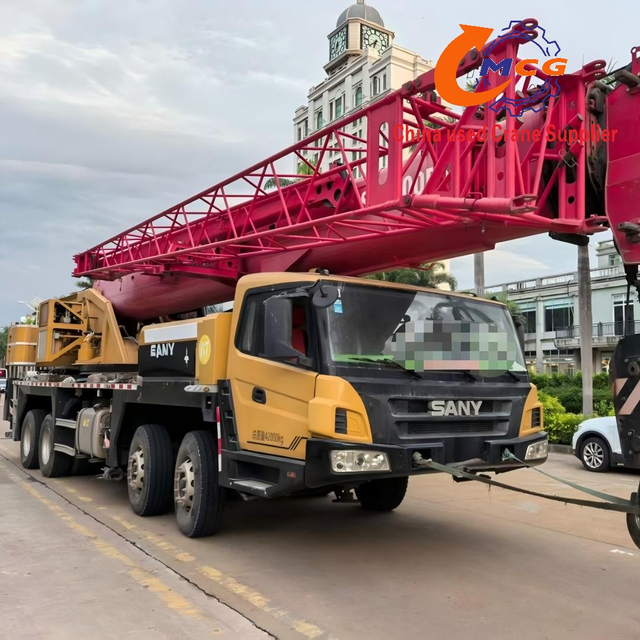 Đáng tin cậy 2021 Sany 50 tấn 5 phần Boom Crane đã qua sử dụng trong tình trạng tuyệt vời