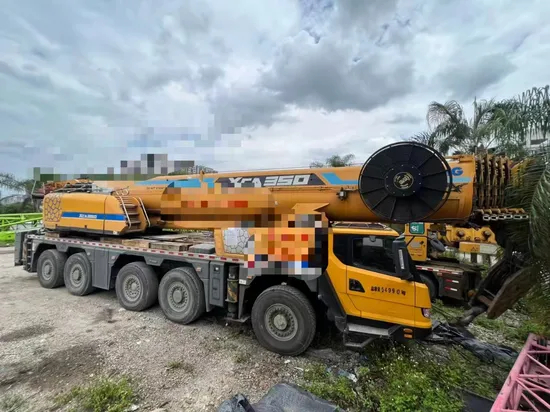 Chúng tôi đang bán thiết bị nâng nặng: XCMG 220-TON, 7 phần, đã sử dụng cần cẩu xe tải toàn diện. Hiệu quả chi phí cao.