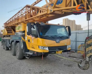 Crane xe tải đã qua sử dụng với giá cả hợp lý, cần cẩu xe tải di động XCMG 80 tấn 2018