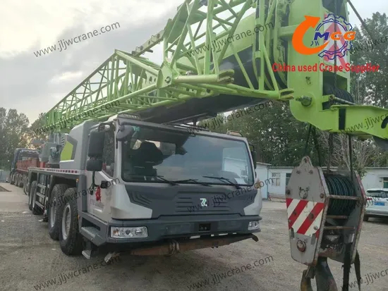 2021 Crane xe tải đã qua sử dụng của Zoomlion 80 tấn, chất lượng đáng tin cậy, trong tình trạng tốt