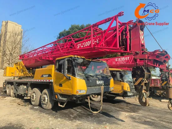 2023 Crane xe tải cũ của Sany 50 tấn, điều kiện mới, giá cả phải chăng