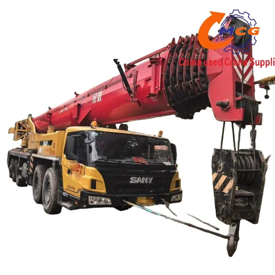 Crane xe tải được sử dụng đáng tin cậy 2021 Sany Mobile 100 tấn Crane Crawler Crane Bộ phận