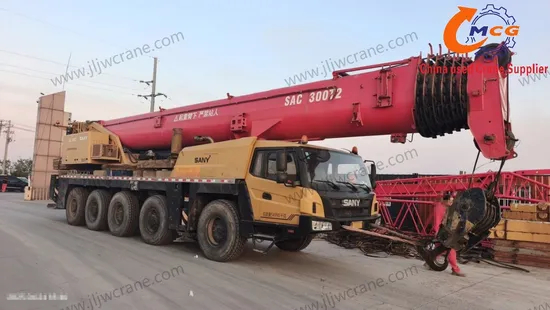 SAC 1300T2 SANY130 TON SỬ DỤNG CRANE Crane Crane Crawler Crane Concerery Máy bơm bê tông Bơm xe tải quay vòng