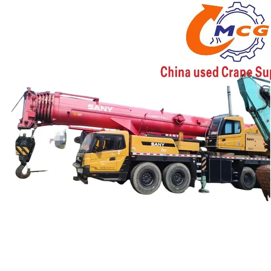 Crane xe tải cũ 2020 SANY 80 tấn, lựa chọn đầu tiên cho xuất khẩu cần cẩu di động
