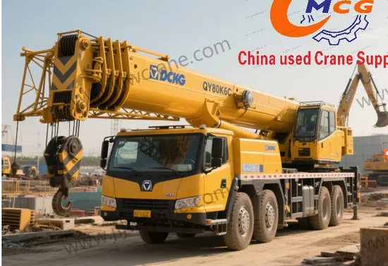 Cần cẩu xe tải đã qua sử dụng giá cả phải chăng 2023 XCMG 80 tấn Crane - Tình trạng tuyệt vời