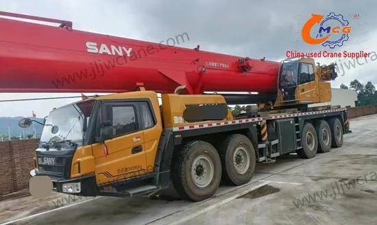 Đáng tin cậy 2023 SANY 130 tấn Crane đã qua sử dụng, cần cẩu di động, giá cả tuyệt vời