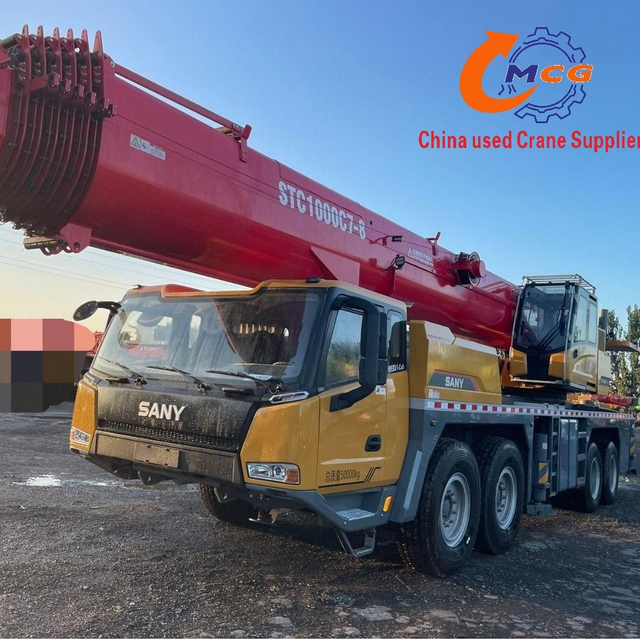 Chúng tôi đang bán cần cẩu xe tải bùng nổ 2025 SANY 100 tấn trong tình trạng mới. Yêu cầu được chào đón.