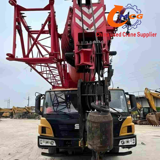 2021 SANY 90-tấn 7 phần Boom Crane đã qua sử dụng để bán trong tình trạng tuyệt vời